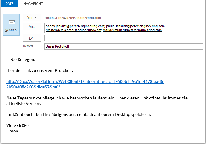 Im Anhang Sende Ich Ihnen Die Gewünschten Unterlagen